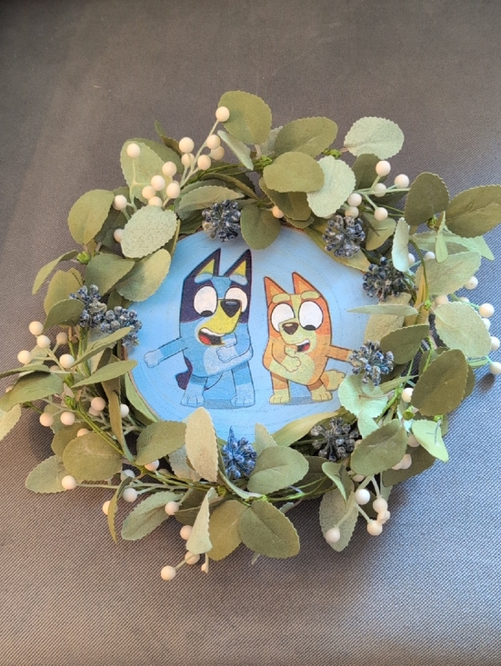 Other - Handmade Bluey Themed Wreath